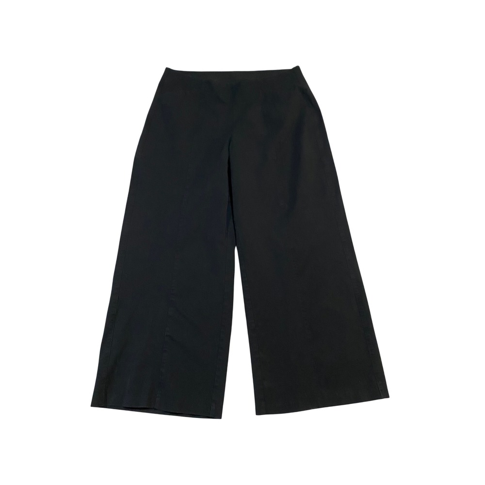 Old Navy High-Rise Pixie Wide Leg Pants XL Black Jack Pull On 494944-00